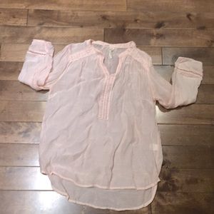 Grand & Greene Pink Blouse- Size S